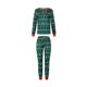 thumbnail image 4 of 2023 Christmas Family Matching Pajamas Mother Daughter Father Son Family Look Outfit Baby Girl Rompers Sleepwear Pyjamas, 4 of 4