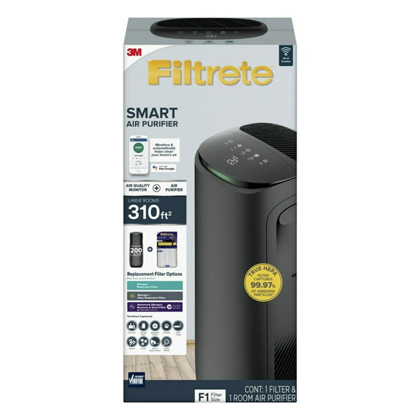 Filtrete Smart Room Air Purifier FAP-ST02W, Large Room 310 Sq Ft -  