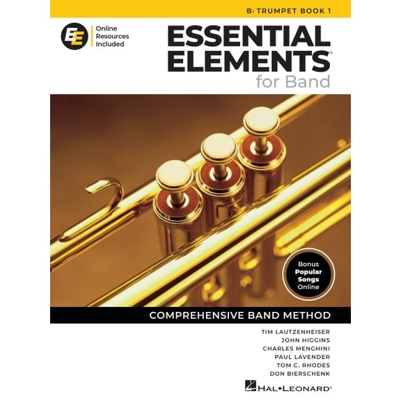 Essential Elements for Band BB Trumpet Book 1 with Eei Online Resources Trumpet Method Book and Sheet Music for Students, (Paperback)