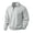 #Light Gray_013, variant on Domuza Mens Quarter Zip Lapel Collar Pullover Casual Lightweight Fleece Solid Color Comfort Soft Sweatshirt