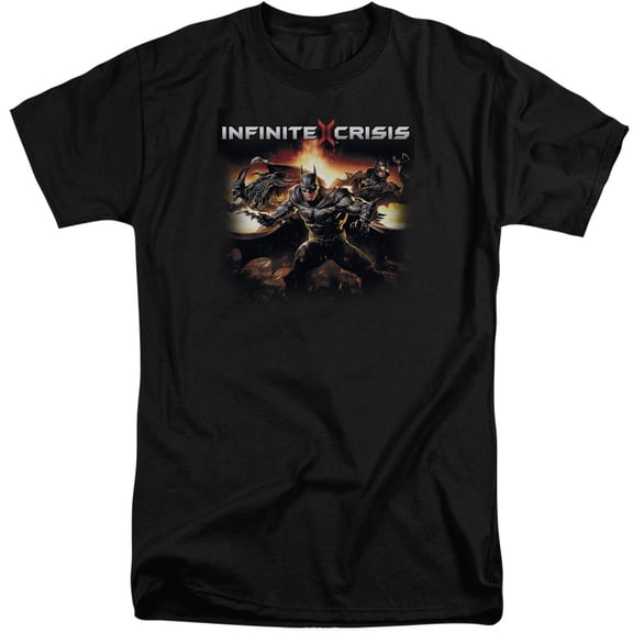 Infinite Crisis Batmen S/S Adult Tall Black