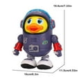 thumbnail image 4 of Space Dancing Duck Panda Toy Singing Musical Hand & Rocking Xmas Body Kids, 4 of 8