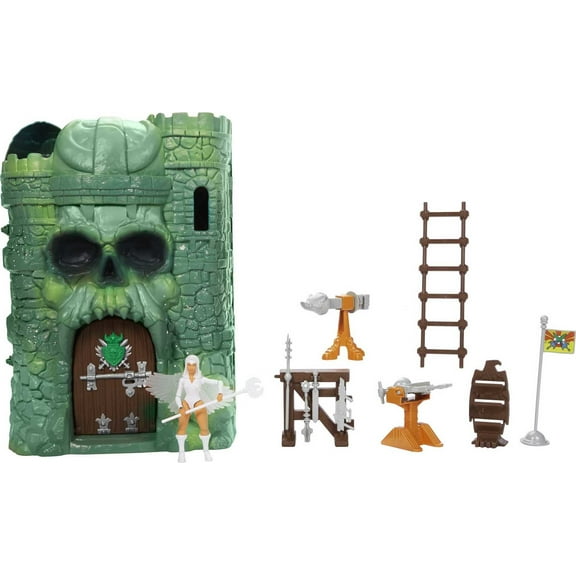 Masters of the Universe Origins Playset of Castle Grayskull with Scorceress