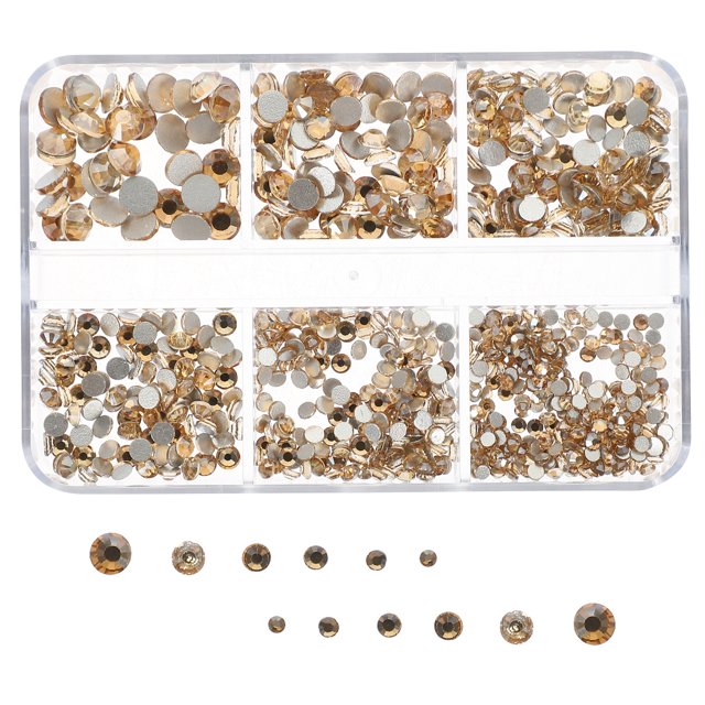 1 caja Charms de uñas DIY DIRESTROS DE ARTES DE NIPLES DE RIBILLOS DE RIBILLOS