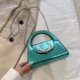 thumbnail image 4 of Bolso de mano de noche para mujer Bolso de fiesta de cóctel con cadena elegante Bolso de mensajero (verde), 4 of 8