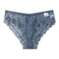 thumbnail image 1 of Gibobby Calzones de encaje para mujer Bragas de encaje para mujer, bragas de de algodón de malla hueca transpirables de cintura media(Gris,M), 1 of 3