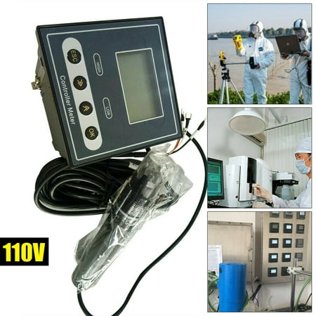 Lab Industrial PH Controller Meter PH Meter Digital Monitor Sensor Industrial PH Meter Electrode Sensor Monitor Digital Limit Alarm PH Control Controller Meter Monitor Sensor Digital