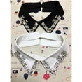 thumbnail image 4 of Minnieouse Cuello falso respetuoso con la piel, corbata de moda para mujer, cuello desmontable, blusa con solapa tridimensional, accesorio de ropa Accesorio para el cabello Negro Minnieouse AP011642-01, 4 of 6