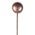 thumbnail image 3 of Benzara BM202263 Metal Frame Round Wall Mirror with Attached Rope Hanging, Copper - Small, 3 of 4