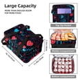 thumbnail image 3 of Valentine's Day Double Layered Insulated Lunch Bag with Two Compartments, Large Capacity, Refrigeration Function, and Hand-Carrying - 7.1x11.4x16.1 Inches, 3 of 6