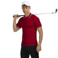 thumbnail image 4 of HAOMEILI Mens Knit Polo Shirts Casual Long/Short Sleeve Classic Polo Shirts Button Down Golf Shirts, 4 of 5