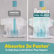 Pampers Baby Dry Diapers Size 3, 32 Count (Select for More Options)