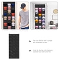 thumbnail image 3 of IDEANATEGRATE Organizador De Gorras Negro Para Colgar En Puerta Ideal Para Jardín Y Exhibición En Tiendas, 3 of 8