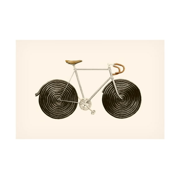 Trademark Fine Art Florent Bodart  Licorice Bike Canvas Wall Art