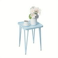 thumbnail image 5 of Square Metal End Table, Small Side Table for Living Room, Bedroom, Indoor/Outdoor Use, 5 of 13