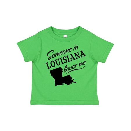 

Inktastic Someone in Louisiana Loves Me Gift Toddler Boy or Toddler Girl T-Shirt