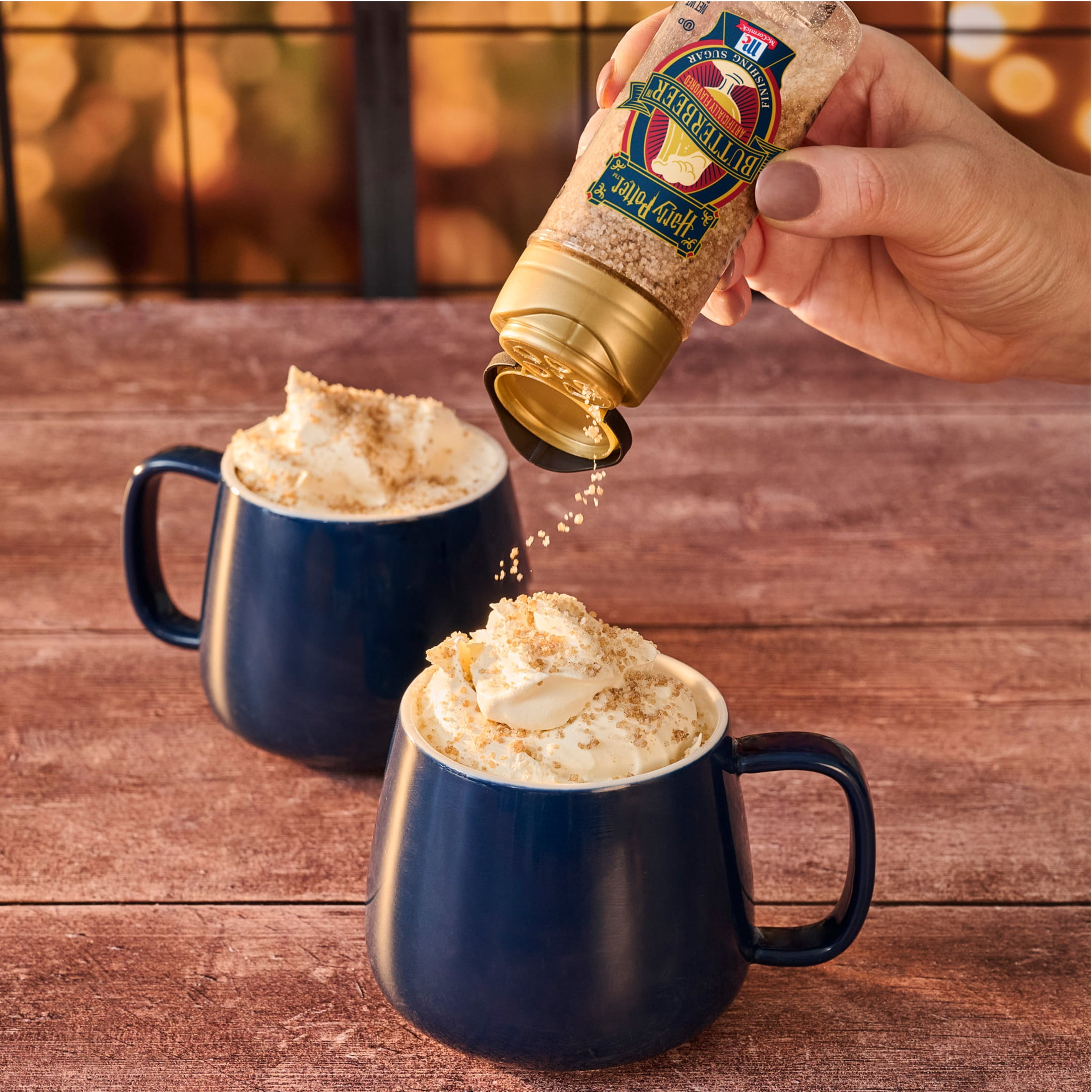 McCormick Kosher Harry Potter Butterbeer Finishing Sugar, 2.93 oz Bottle