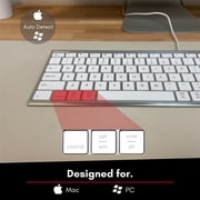 Macally Keyboard for Mac and Windows - Compatible with Apple Wired Keyboards - Slim, Space-Saving Design USB 98 Keys Keyboard with Numeric Keypad for Laptop, MacBook, iMac - ACEKEY2MA