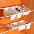 thumbnail image 2 of Shower Rod Holder, Tension Curtain Bracket No Drilling, Adhesive Retainer |, 2 of 5