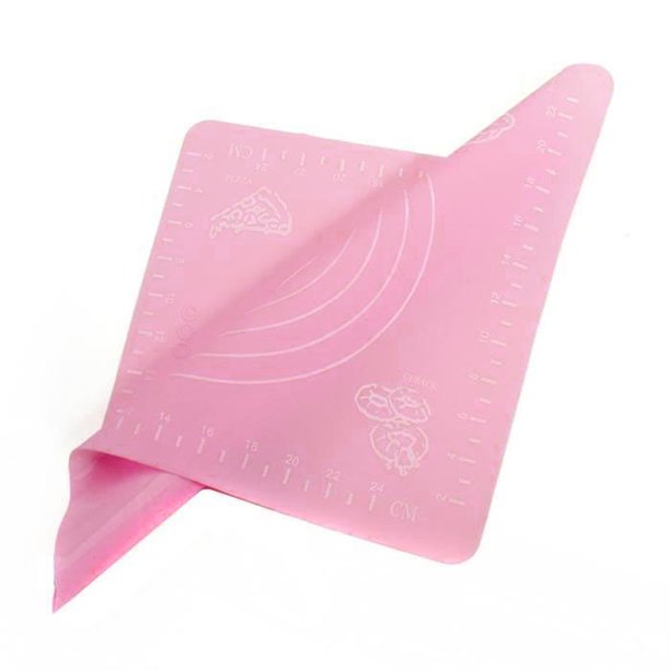 Kearding Alfombrillas de silicona para amasar pasteles, almohadillas para amasar portátiles reutilizables para restaurante, herramienta para hornear, Herramientas y accesorios para hornear Rosa Kearding JJ9063-01