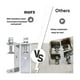 thumbnail image 4 of Metal Clamp Heavy Duty Clamp C Clamp Woodworking Clamp with Wide Jaw Openings (120MM), 2PCS, 4 of 5