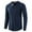 Blue-Athletic-Men, variant on Men's Long Sleeve Henley Shirts Cotton 3-Button Fall Casual T-Shirts Solid Color Soft Basic Tops for Men