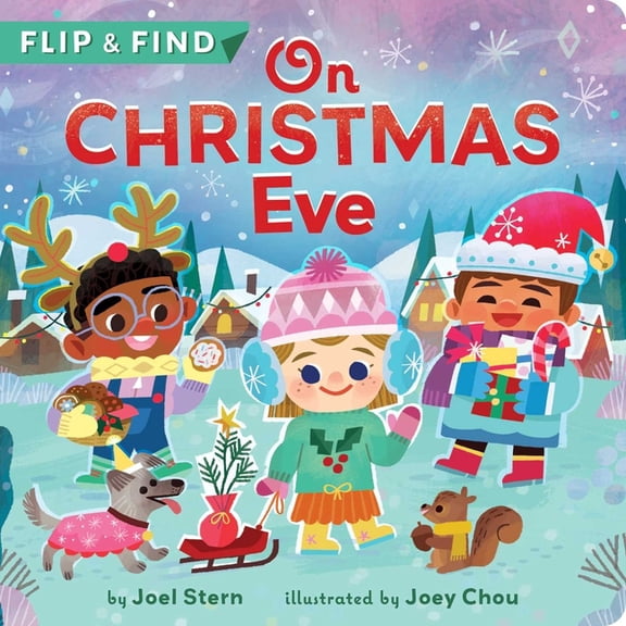 Flip & Find On Christmas Eve, (Board Book)