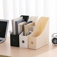 thumbnail image 3 of Maytalsory Innovative Office Supplies - Embrace Future Of Work Beautiful Archive Storage Box Upright Bookshelf Has Clean Desktop black 1 Pc, 3 of 6