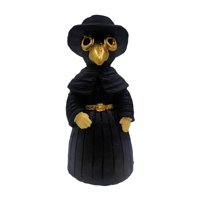 Quemador de incienso Plague Doctor Cone Burner Gnome Decor Regalos únicos para mujeres y hombres