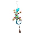 thumbnail image 4 of Campanas de viento de Gecko con vidrieras, campanas de viento de cristal de Metal, escultura de Gecko colgante antigua, campanas de viento para, 4 of 8