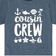 thumbnail image 3 of Instant Message - Cousin Crew Beach - Toddler And Youth Short Sleeve Graphic T-Shirt, 3 of 6