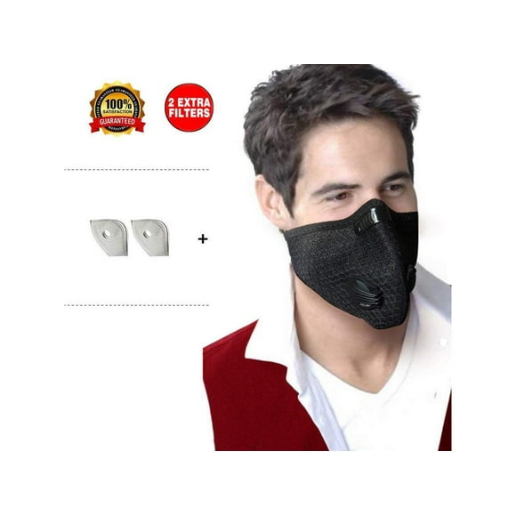 Allergy Mask Anti Pollution Mask Respirator Pollen Mask with Activated Carbon Dust Mask Anti Allergy Woodworking Dust Mask, Running Mask Anti Fume Mask, máscara anti polvo - Washable Reusable