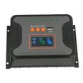thumbnail image 4 of Controlador de carga solar, PowMr PWM Carga solar Controlador de carga solar PWM Controlador de carga de batería de litio Rendimiento sólido, 4 of 8