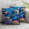 thumbnail image 3 of Qinduosi of Marine Fish Cushion Covers Pillow Covers Pattern Throw Pillow Covers Decorative Pillow Covers for Adult Teens,Blue Room Decor White, 3 of 5