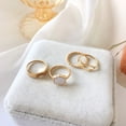 thumbnail image 1 of Fashionwomen'sopenringjointringpinkyringsetAmazon, 1 of 5