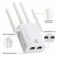 thumbnail image 6 of Smart Tech Clearance! Qiaocaity WiFi Extender WiFi Booster 1200Mbps WiFi Amplifier WiFi Range Extender Dual Band Wifi Router Repeater For Home 2.4GHz & 5GHz, 6 of 7