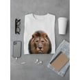thumbnail image 3 of Beautiful Lion Head T-Shirt Men -Image by Shutterstock, Male 3X-Large, 3 of 4
