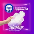 thumbnail image 5 of Always Radiant Feminine Pads for Women, Flexfoam Pads with Wings, Size 2, Heavy Absorbency, Lightly Scented, 26 Count x 3 Packs (78 Count total) (Packaging May Vary), 5 of 5