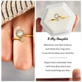 thumbnail image 1 of Bague Anti-Stress Opale "To My Fortune", Bague Spinner Fidget pour Femmes avec Pierre Opale Ronde, Bague Ajustable Anti-Stress, 1 of 8