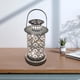 thumbnail image 1 of Linternas decorativas Colgantes de metal Marroquí Decorativo LED Luces de hadas Linterna para patio, decoración para hogar y bodas, interior Estilo 2 Baoblaze Linterna de interior, 1 of 8