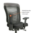thumbnail image 6 of Alera Elusion Series Mesh Mid-Back Swivel/Tilt Chair, Supports Up to 275 lb, 17.9" to 21.6" Seat Height, Black, 6 of 7