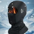 thumbnail image 3 of Full Face Protective Motorcycle Hood for Cold Weather Riding with Reflective Glasses Hole and Windproof Warm, 3 of 6