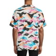 thumbnail image 6 of No Boundaries Men's and Big Men's Short Sleeve Printed Rayon Shirt, 6 of 6