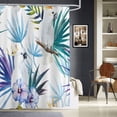thumbnail image 3 of JOOCAR Tropical Shower Curtain for Bathroom Decoration Fabric Shower Curtain set with 12 Hooks,72x72, 3 of 7