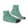 thumbnail image 3 of Bingfone Mushrooms And Flowers Design Patterned Men'S Women'S Casual Cotton Socks, 3 of 9