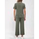 thumbnail image 4 of Conjunto Deportivo de Dos Piezas para Mujer, Informal, de Corta y Pantalón . Gris-Verde XL, 4 of 5