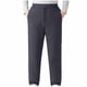 thumbnail image 4 of Pantalones largos para hombre, de color liso, de felpa gruesa, cálidos, con cintura elástica, informales, largos, de poliéster., 4 of 9