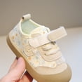 thumbnail image 4 of KIDS Toddler Boys & Girls Shoes Wide Toe Box Barefoot Kids Canvas Sneakers with Hook-and-Loop, 4 of 5