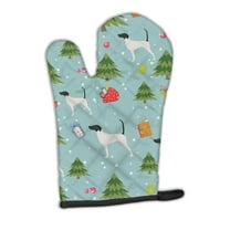Christmas English Pointer Oven Mitt