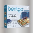 thumbnail image 2 of Bentgo Stainless Steel Lunch Box - Leak-Proof, 3 Compartments, 4.3-Cup Capacity, Ideal for Kids 3+, Teens & Adults, Durable, Reusable (Navy), 2 of 8